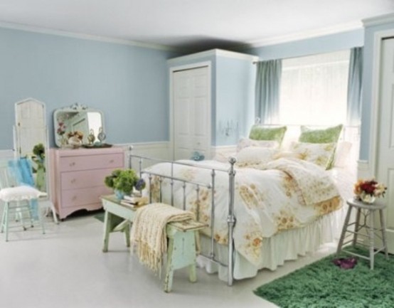 Chiêm ngưỡng thiết kế giường ngủ ngọt ngào cho mùa xuân (44)