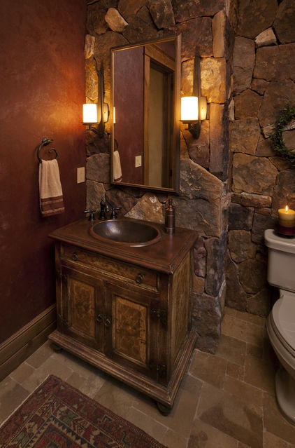 50 Wonderful Stone Bathroom Designs - DigsDigs