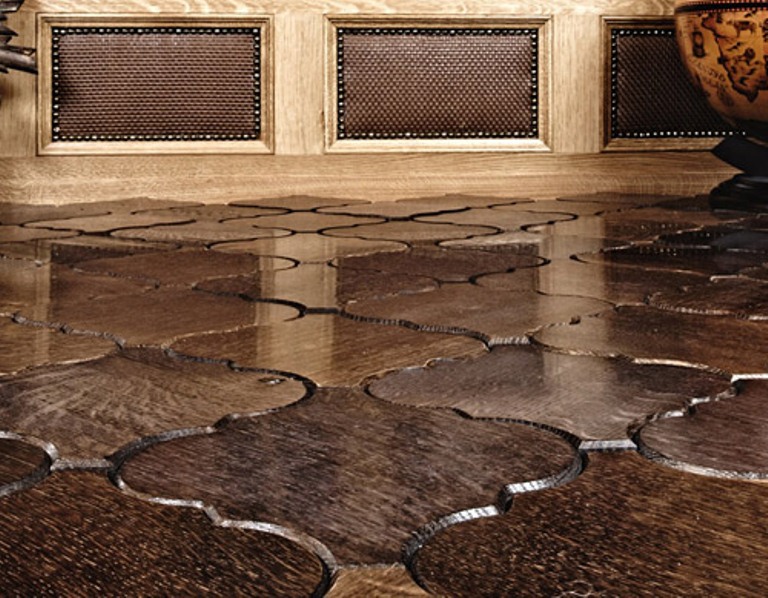 Wooden Floor Tiles - Parquet And Tiles In One | DigsDigs