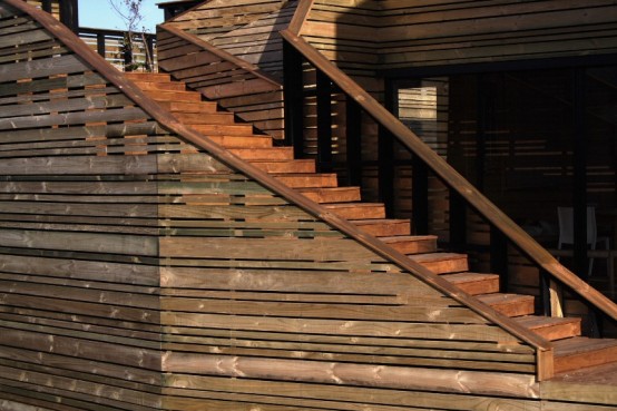 Wooden Fortress Like Metamorphosis House In Chile Wooden Fortress Like Metamorphosis House In Chile