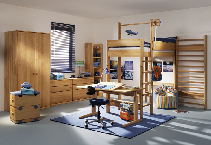 Wooden Furniture for Kids and Teens Rooms from Team 7 - DigsDigs
