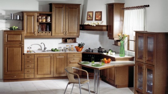 Zarja Dark Oak Classic Kitchen Design