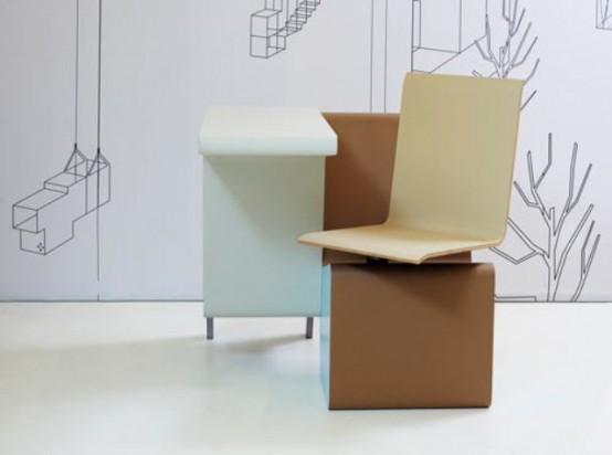 Sideseat Desk Chair Storage Space In One