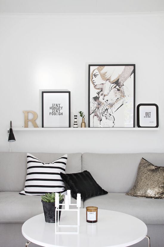 29 Ideas To Use IKEA Ribba Ledges Around The House - DigsDigs