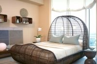 05 woven rattan bed