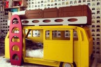 a camper van kid bed to make them feel like they live on a beach