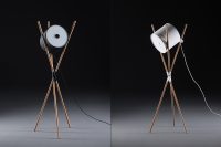 08 Shift floor lamp in black and white