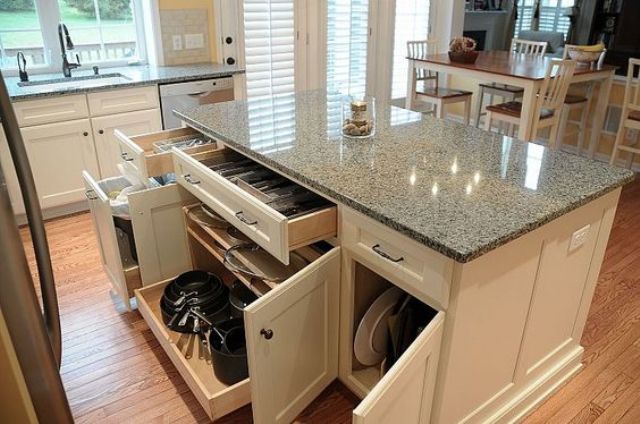 14 Kitchen Island Storage Ideas to Organize Your Space