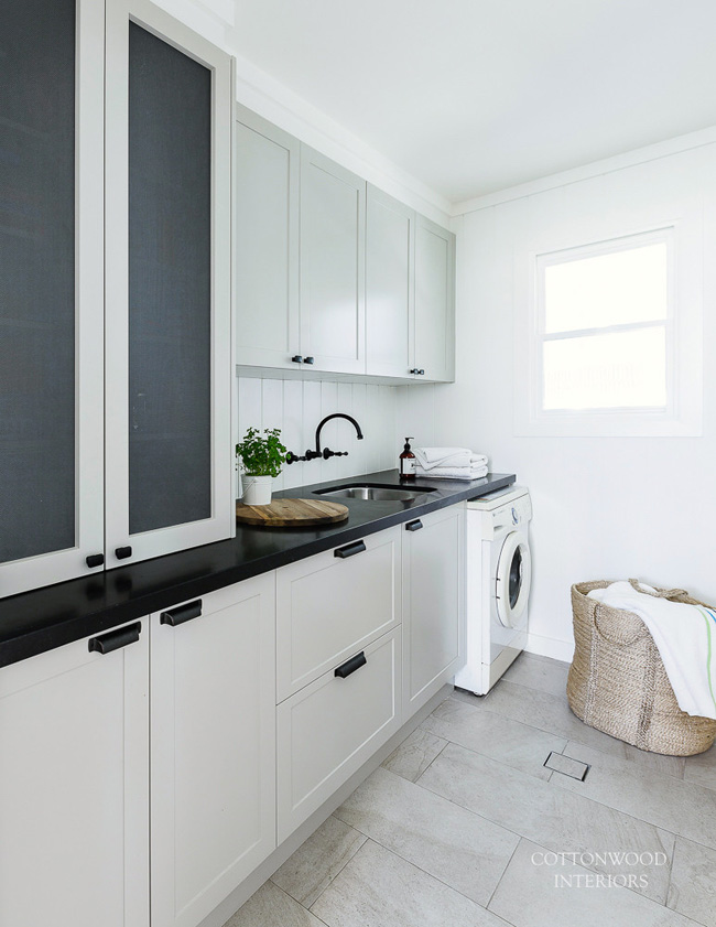 serene laundry in neutral shades
