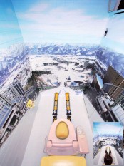 A Bathroom For A Ski Fan