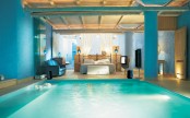 Bedroom With A Pool In The Mykonos Blu Resort