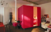 Mobile Red Cube Bedroom