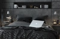11 masculine grey and black bedding