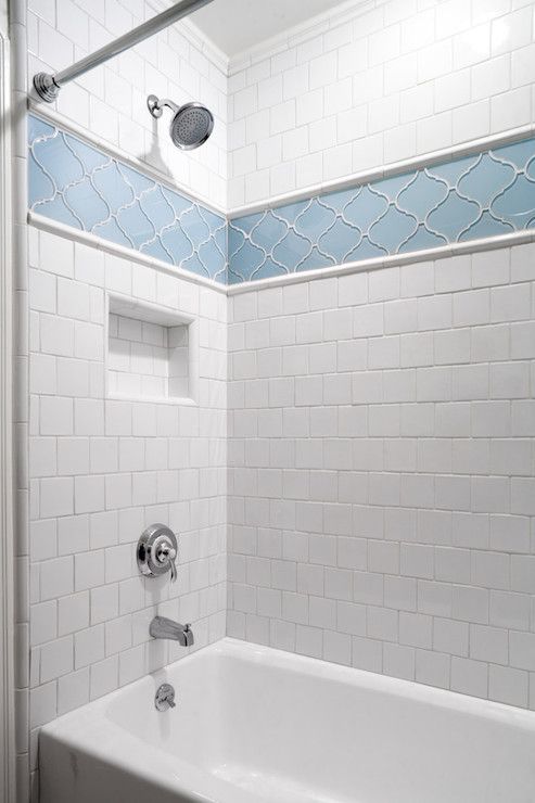 37 Ideas To Use All 4 Bahtroom Border Tile Types - DigsDigs