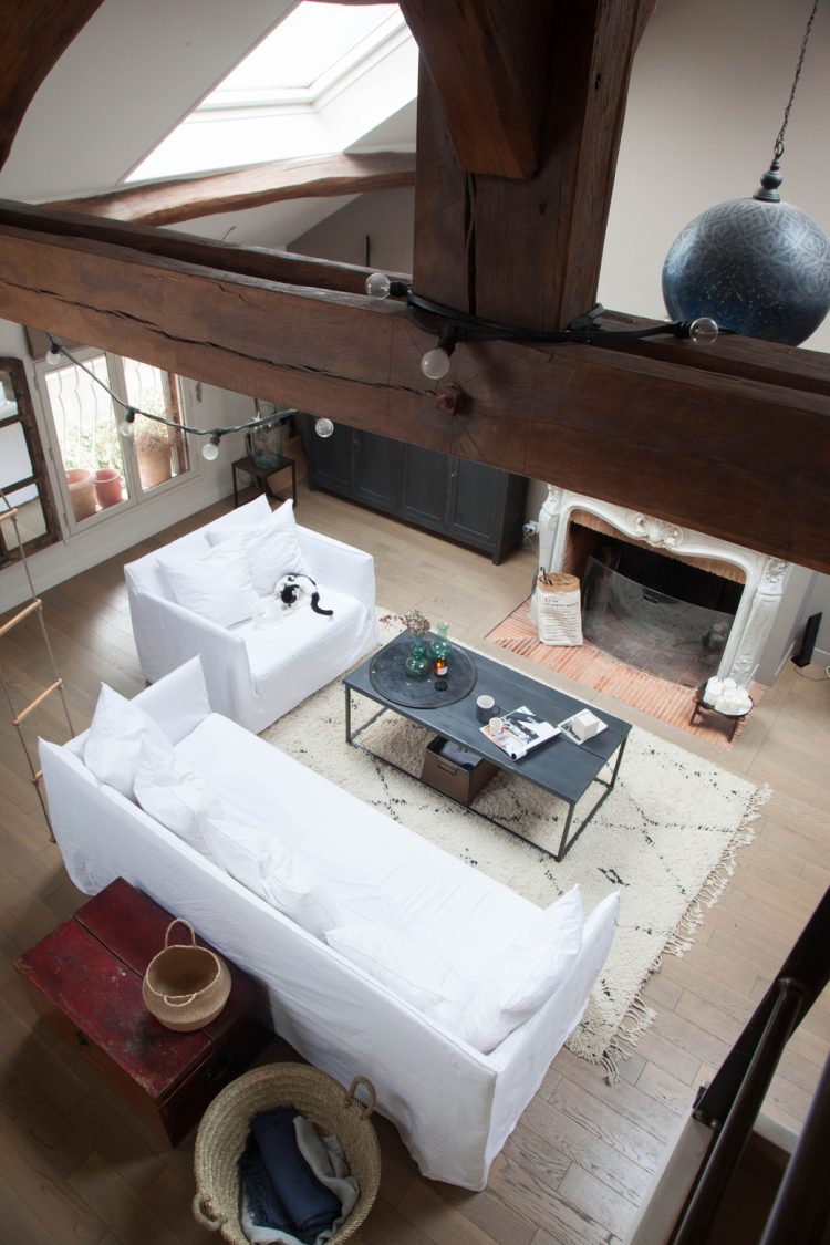 the view from the upper floor