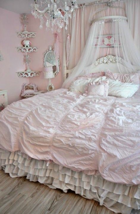 tufted blush bedding