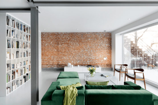 130-Year-Old Minimalist Apartment Renovation With Industrial Features