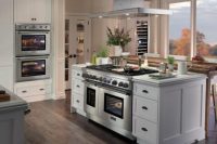 14 kitchen island with a cooker and an oven