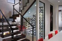 15 glass wine cellar  under the stairs