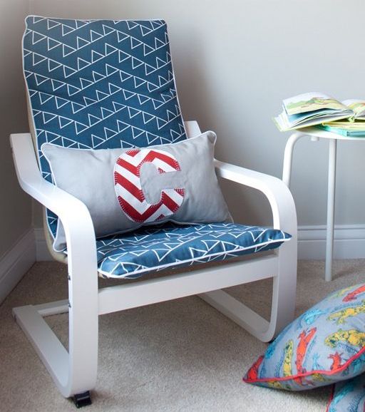 hacks pillow cover Chair 22 Hacks Uses IKEA 6 And  Poang  DigsDigs Awesome