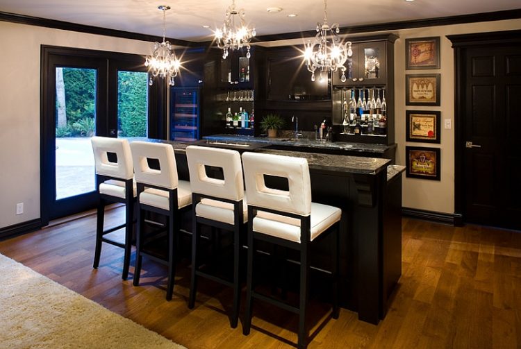 27 Stylish Basement Bar Décor Ideas - DigsDigs