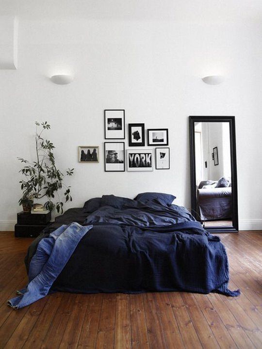 navy blue manly bedding