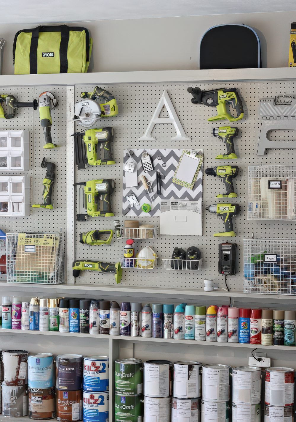 pegboard tool storage