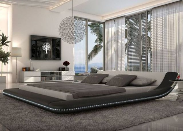 large platform bed