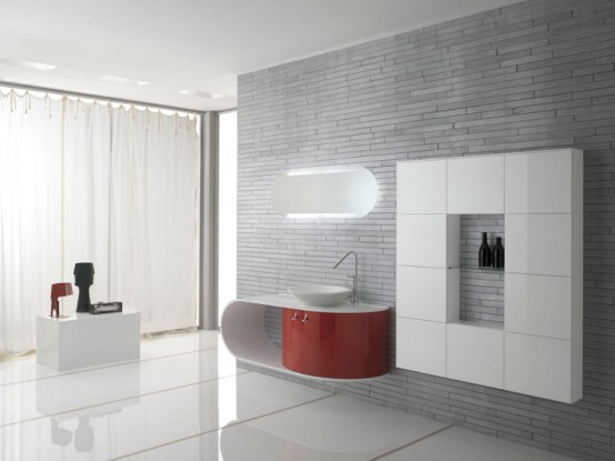Modern Bathroom Furniture Set Piaf By Foster
