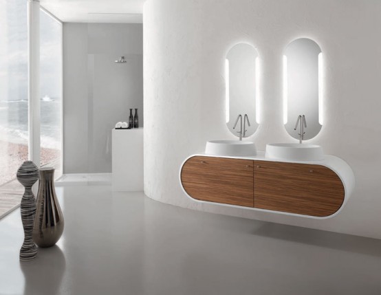 Modern Bathroom Furniture Set Piaf By Foster