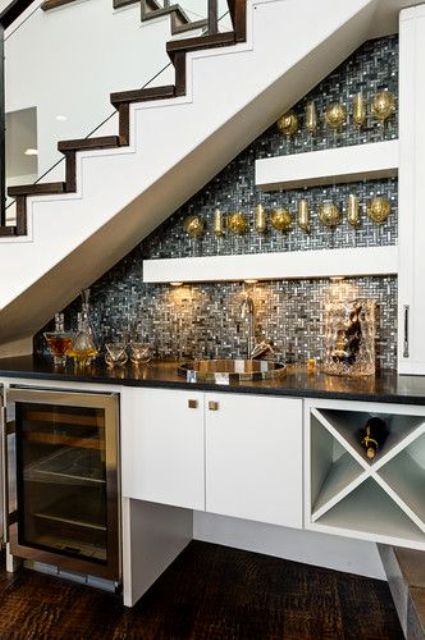 wine cellar under the storage