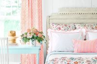 18 colorful floral bedding