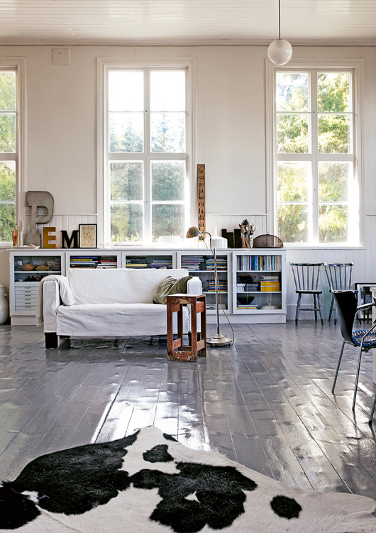 Swedish Schoolhouse Turned Into A Rustic Home