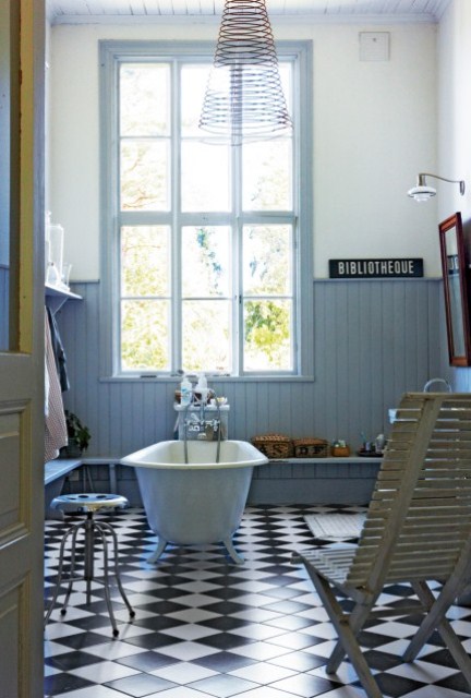 Swedish Schoolhouse Turned Into A Rustic Home