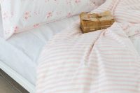 19 cute floral and striped pastel bedding