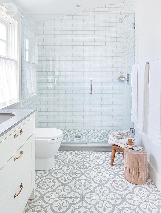 50 Cool Bathroom Floor Tiles Ideas You Should Try - DigsDigs