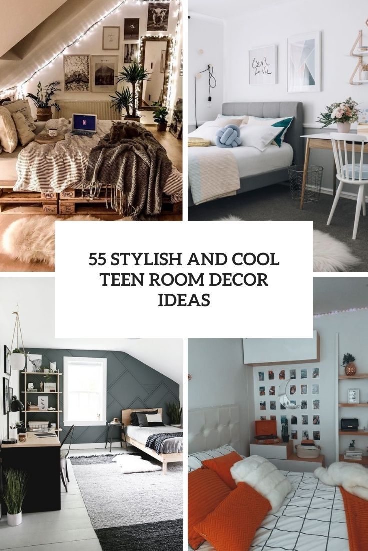 stylish and cool teen room decor ideas cover