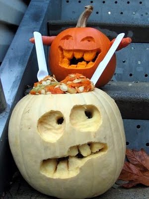 100 halloween pumpkin carving ideas Would you like some brains?