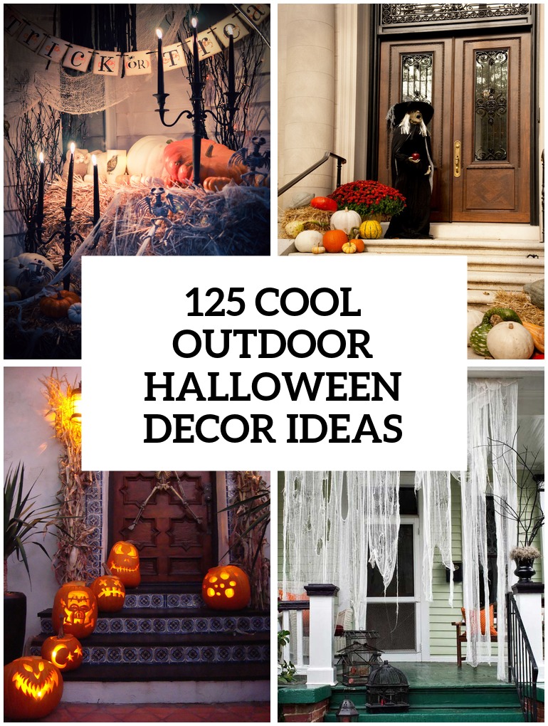 125 Cool  Outdoor Halloween  Decorating  Ideas  DigsDigs