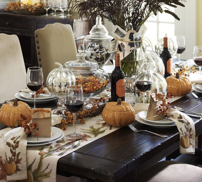 55 Beautiful Thanksgiving Table Decor Ideas - DigsDigs