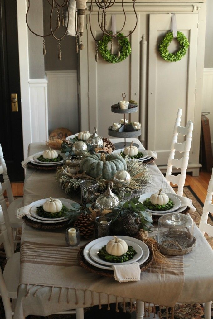 beautiful thanksgiving table decorations