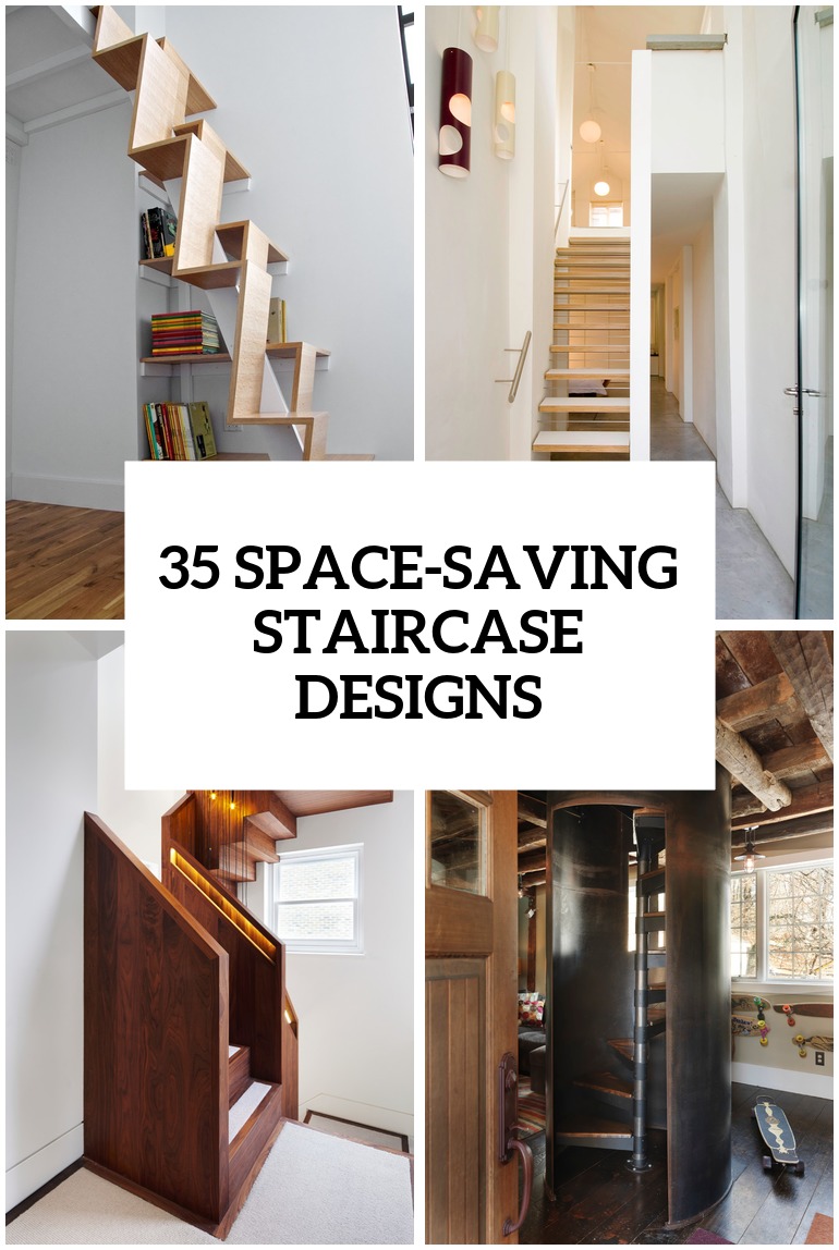 Very different staircase. Good solution for a steep set of stairs.