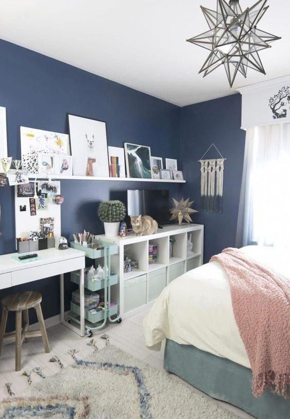 teenager bed with desk