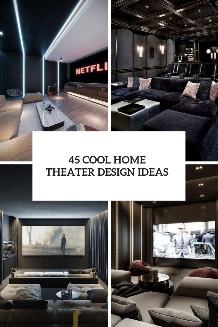 cool home theater design ideas cover