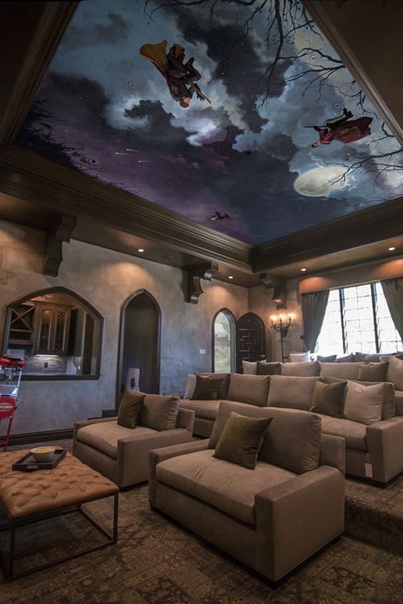 innovative themed home theater designs