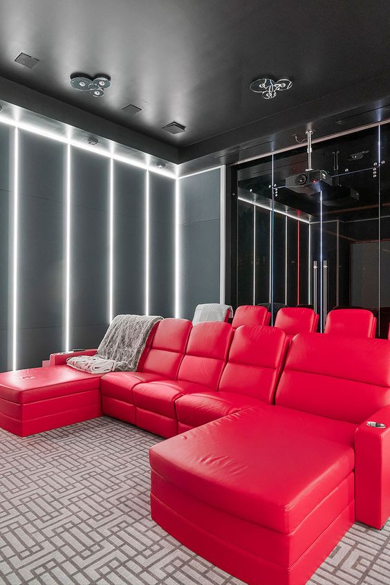 TVsæt Ruddy vest 45 Cool Home Theater Design Ideas - DigsDigs