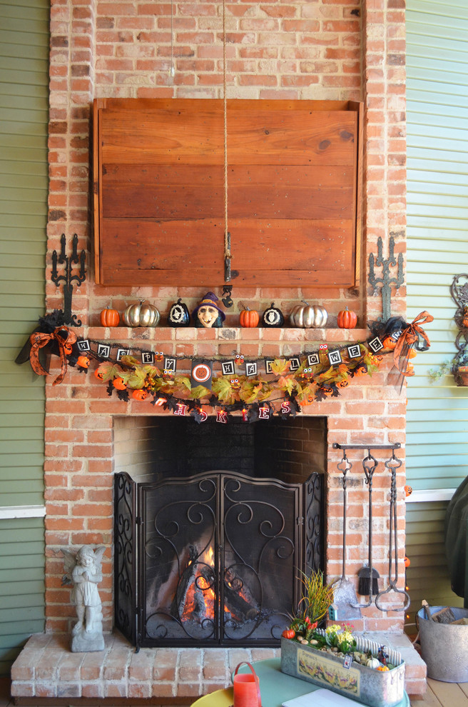 great halloween mantel decorating ideas