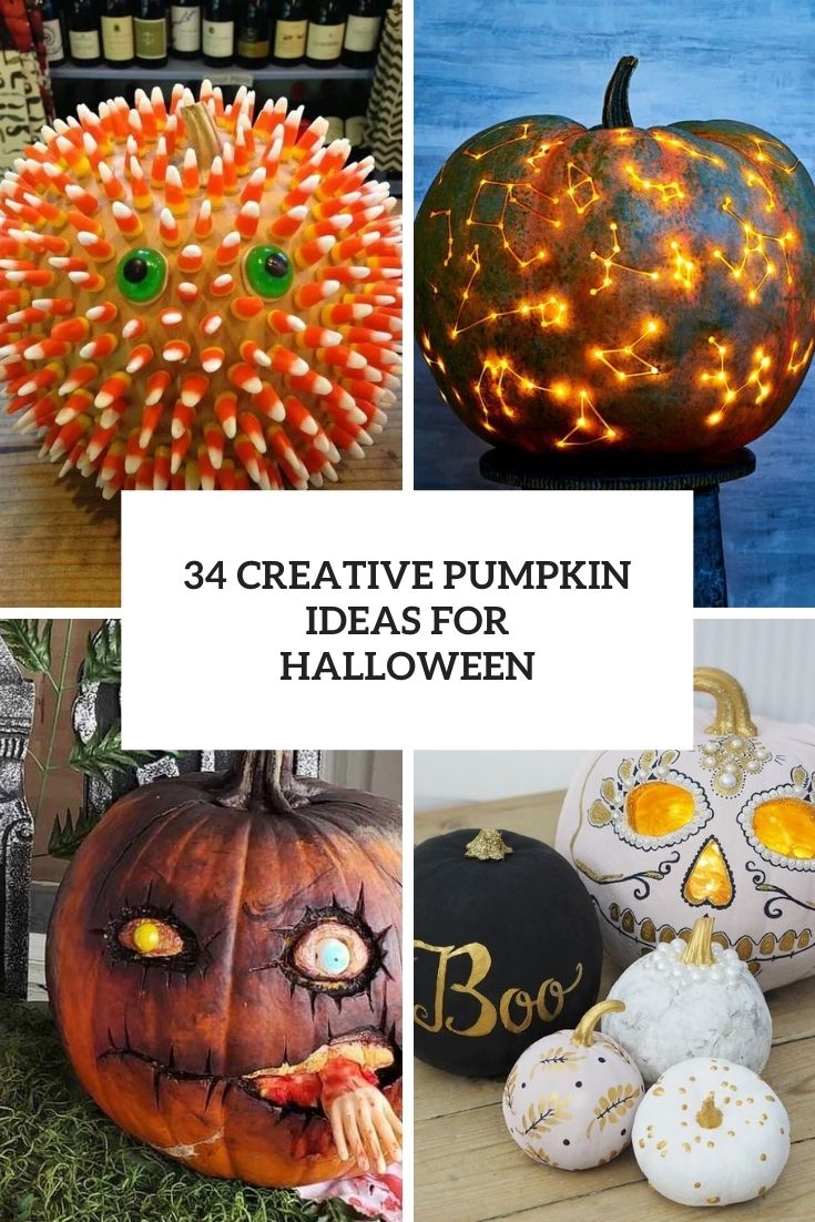 34 Creative Pumpkins Ideas To Decorate Your Space For Halloween - DigsDigs