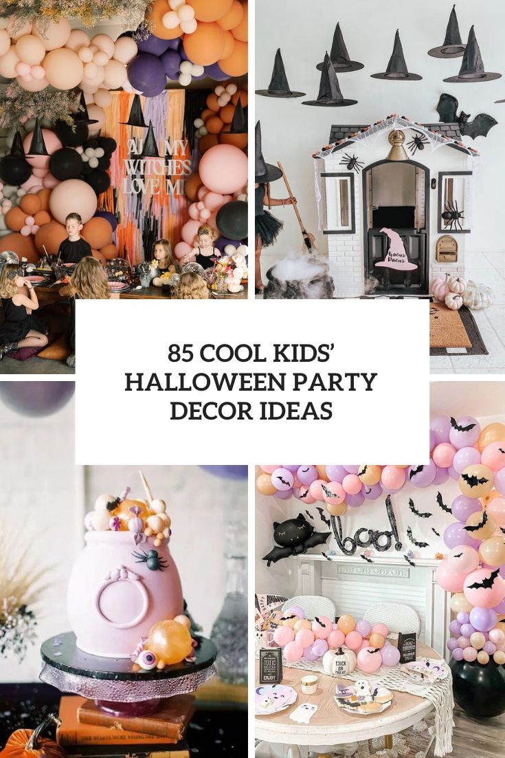 cool kids' halloween party decor ideas cover