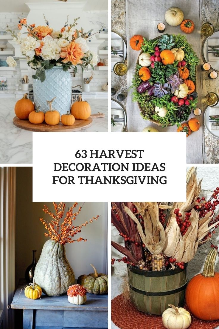 63 Harvest Decoration Ideas For Thanksgiving